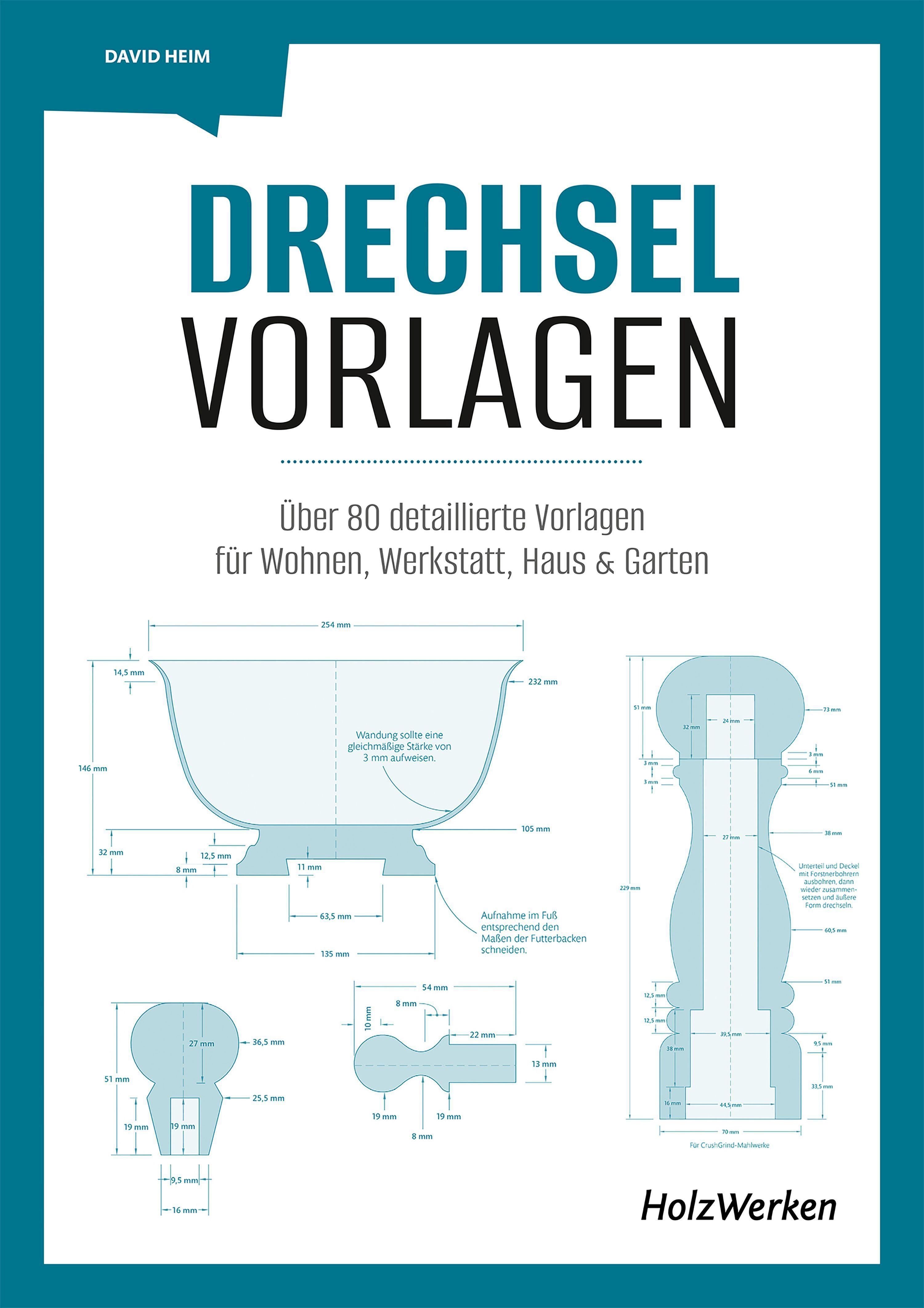 Vorderes Coverbild Drechsel-Vorlagen