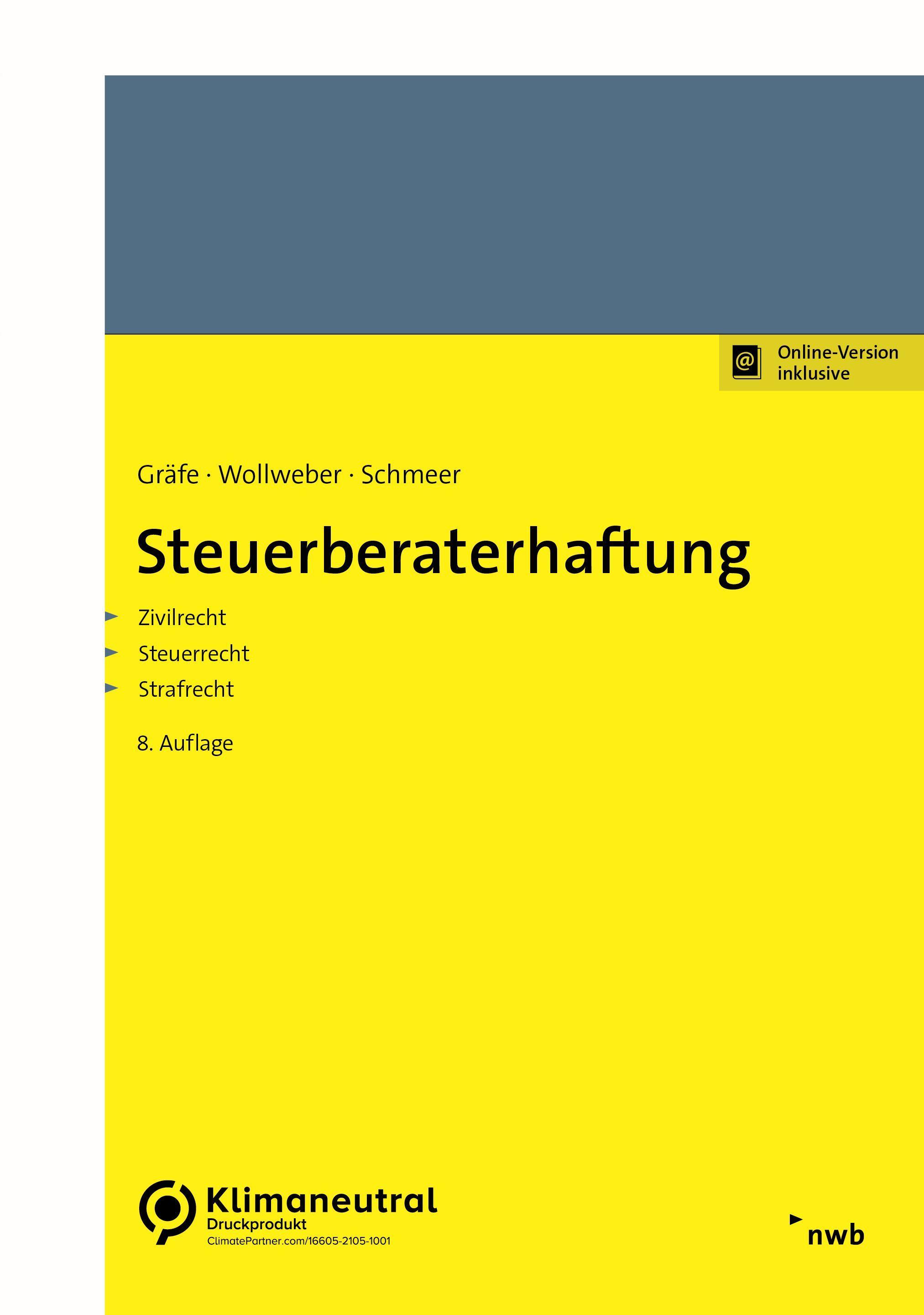 Vorderes Coverbild Steuerberaterhaftung