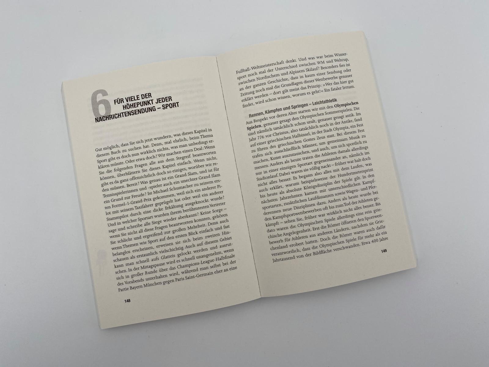 Beispielinhalt (Bild) Das Buch, das (fast) alles erklärt