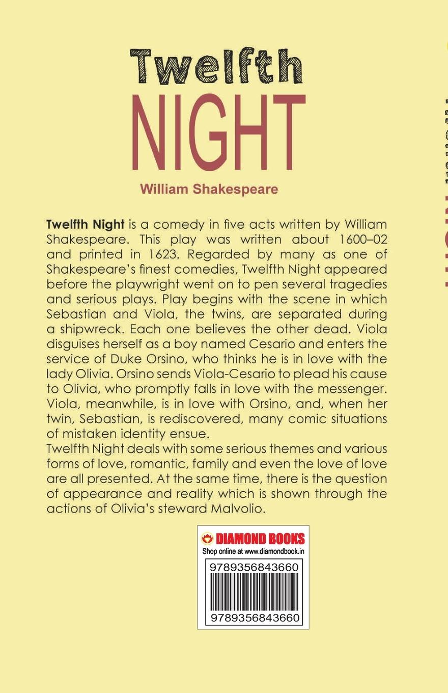 Rückseitencover Twelfth Night