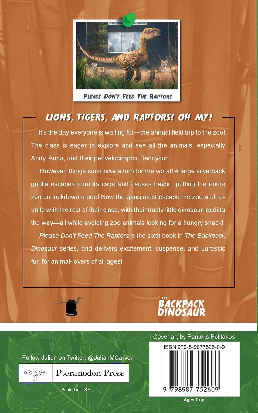 Rückseitencover Please Don't Feed The Raptors