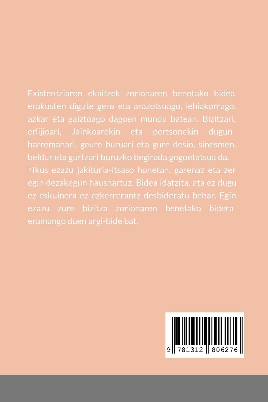 Rückseitencover Existentzia-ekaitzak eta Beste Istorio Batzuk
