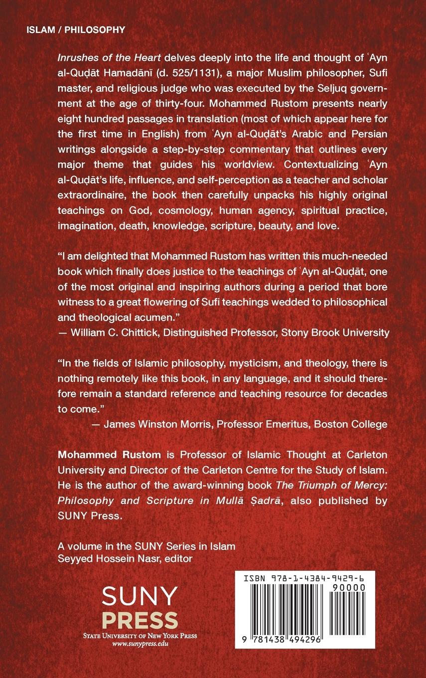 Rückseitencover Inrushes of the Heart