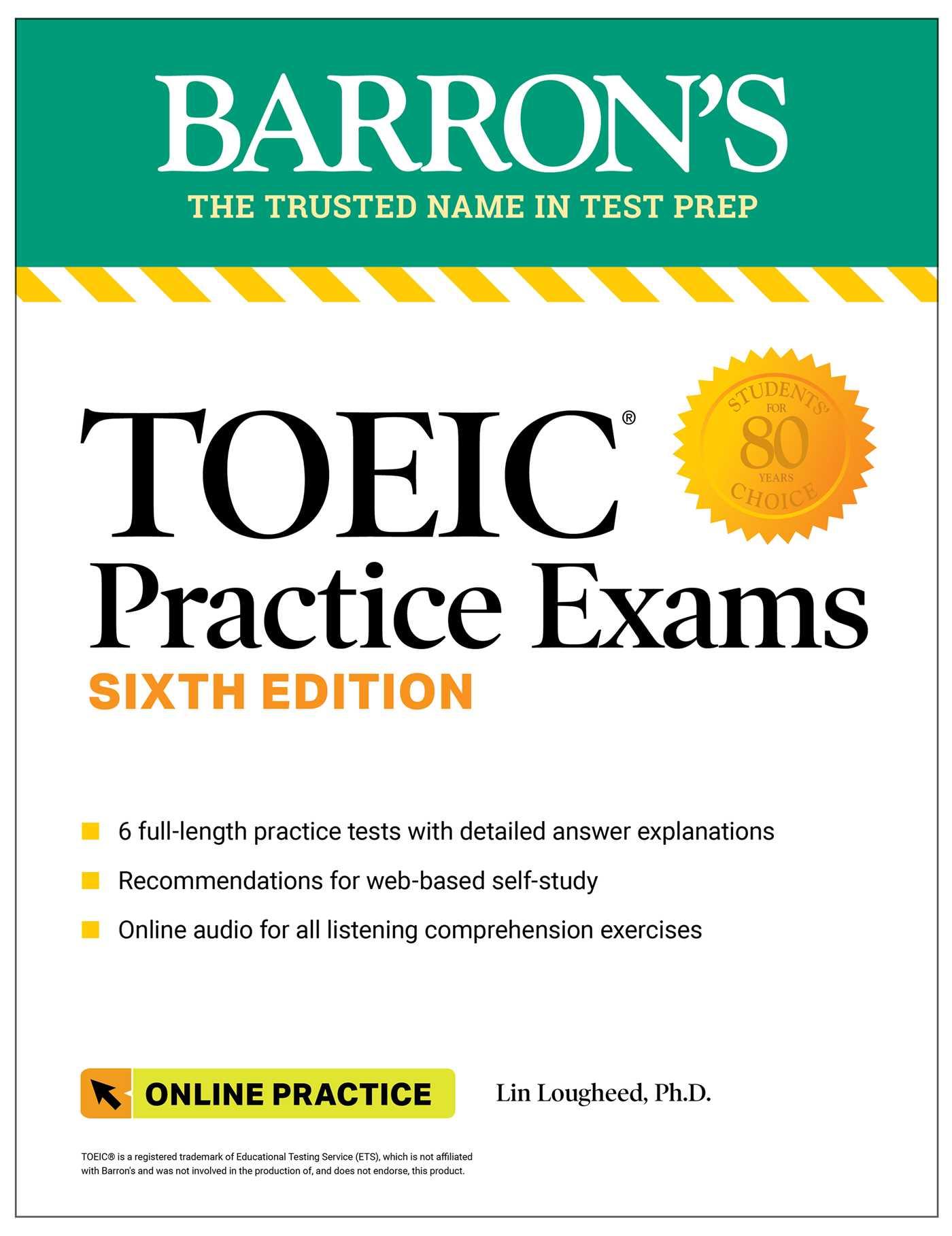 Vorderes Coverbild TOEIC Practice Exams: 6 Practice Tests + Online Audio