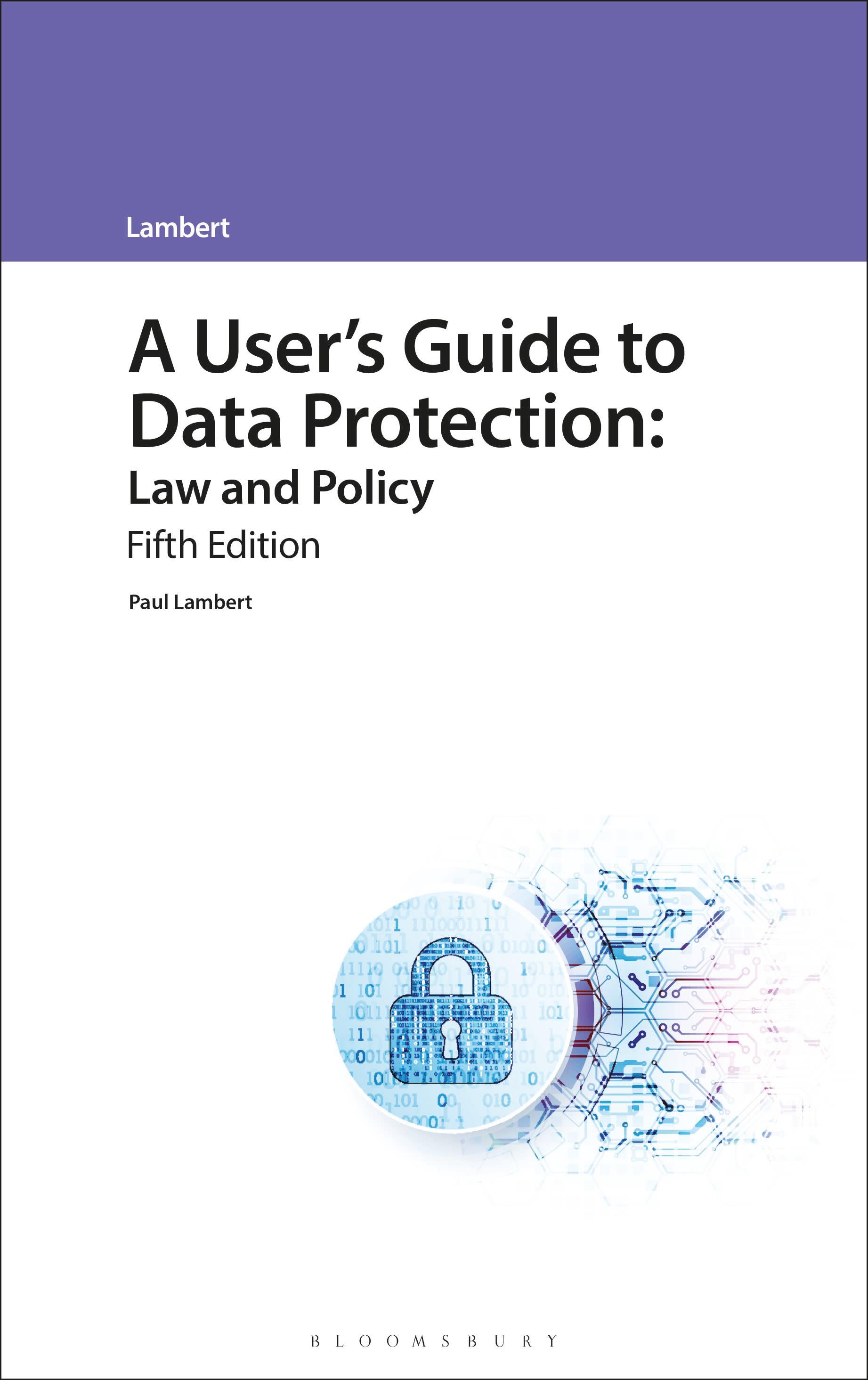 Vorderes Coverbild A User's Guide to Data Protection