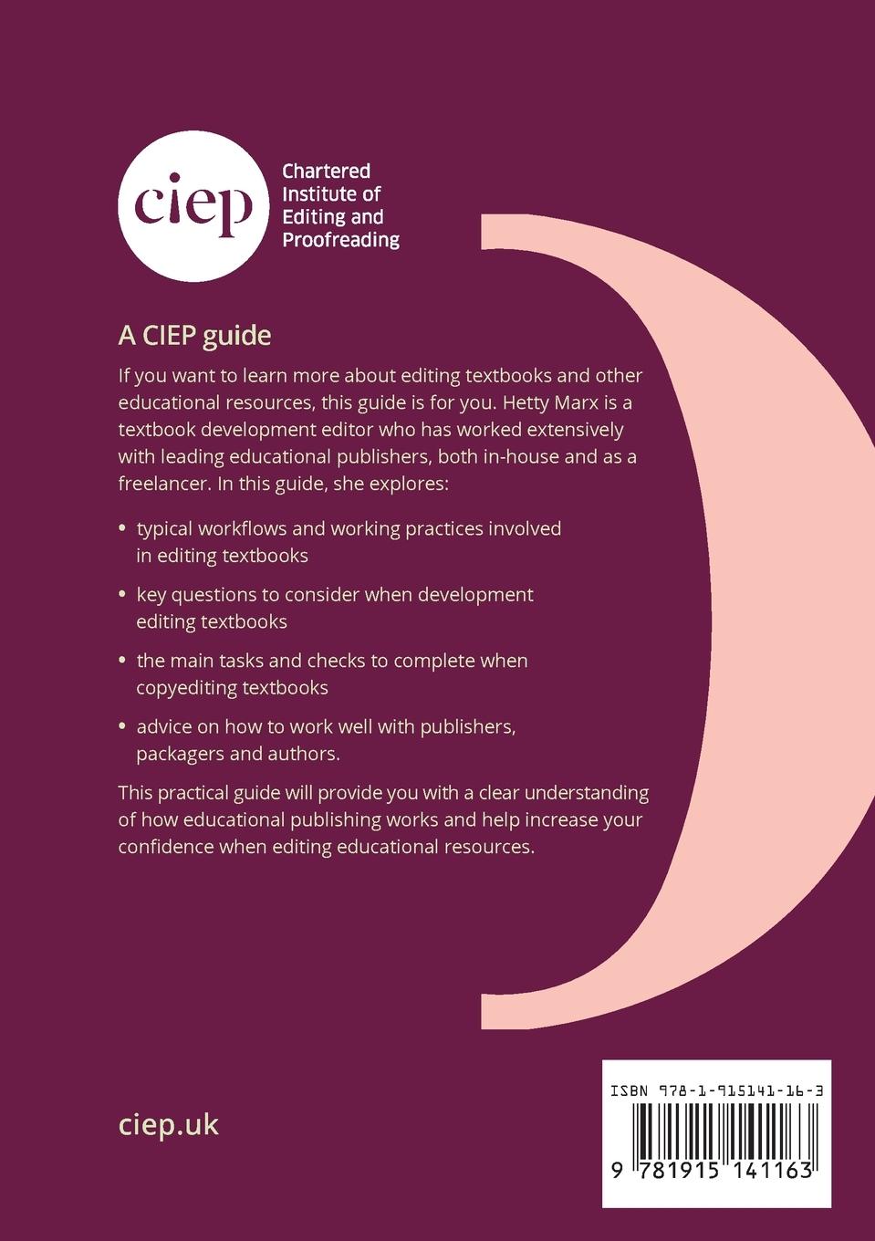 Rückseitencover Editing Textbooks