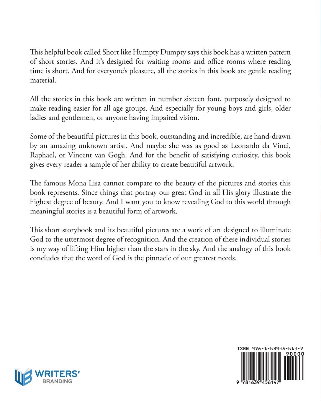 Rückseitencover Short Like Humpty Dumpty