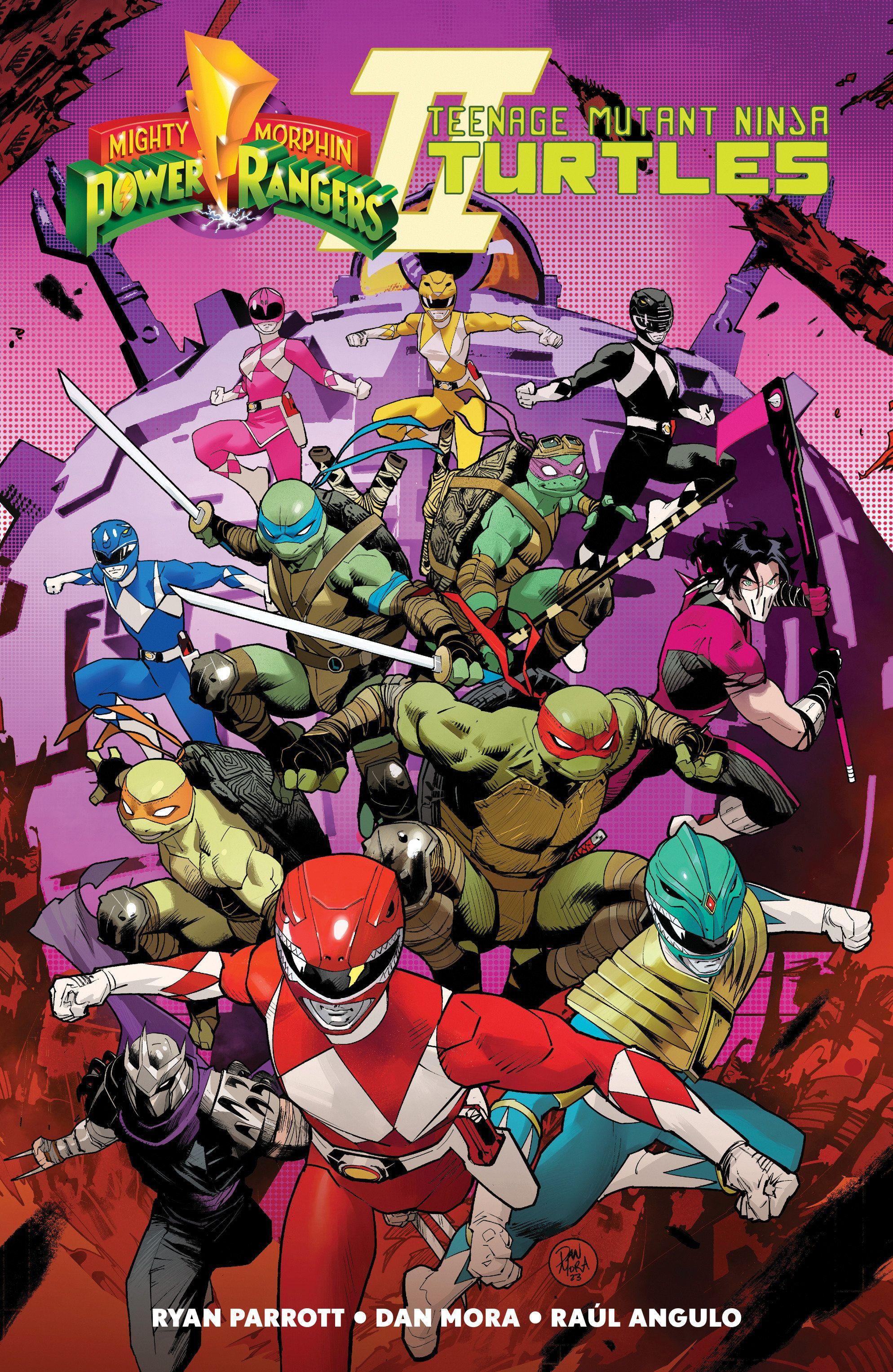 Vorderes Coverbild Mighty Morphin Power Rangers/Teenage Mutant Ninja Turtles II