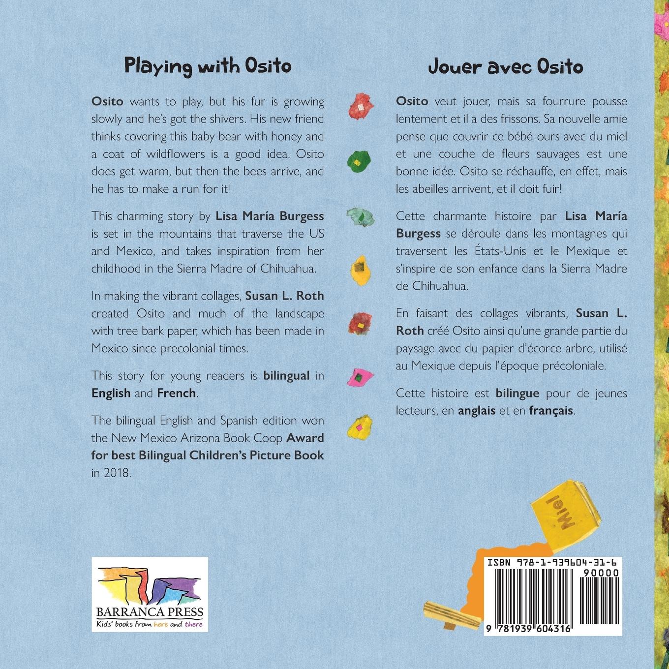 Rückseitencover Playing with Osito Jouer avec Osito