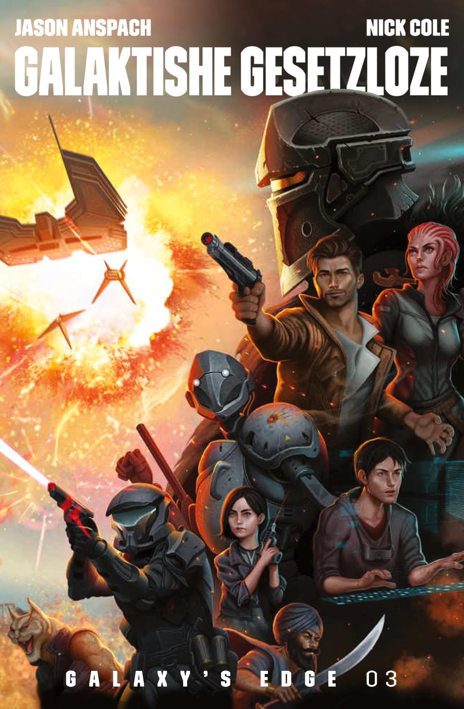 Vorderes Coverbild Galaktishe Gesetzloze