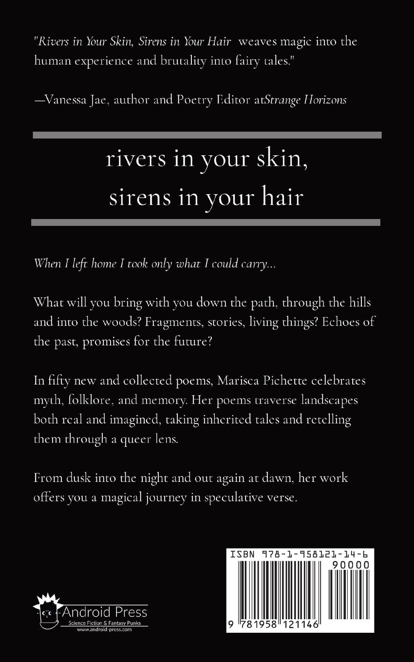 Rückseitencover Rivers in Your Skin, Sirens in Your Hair