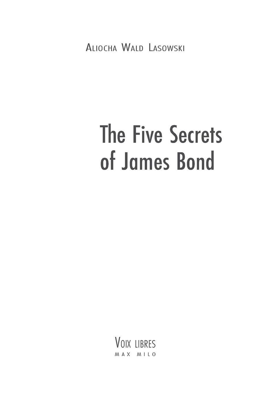 Vorderes Coverbild The Five Secrets of James Bond