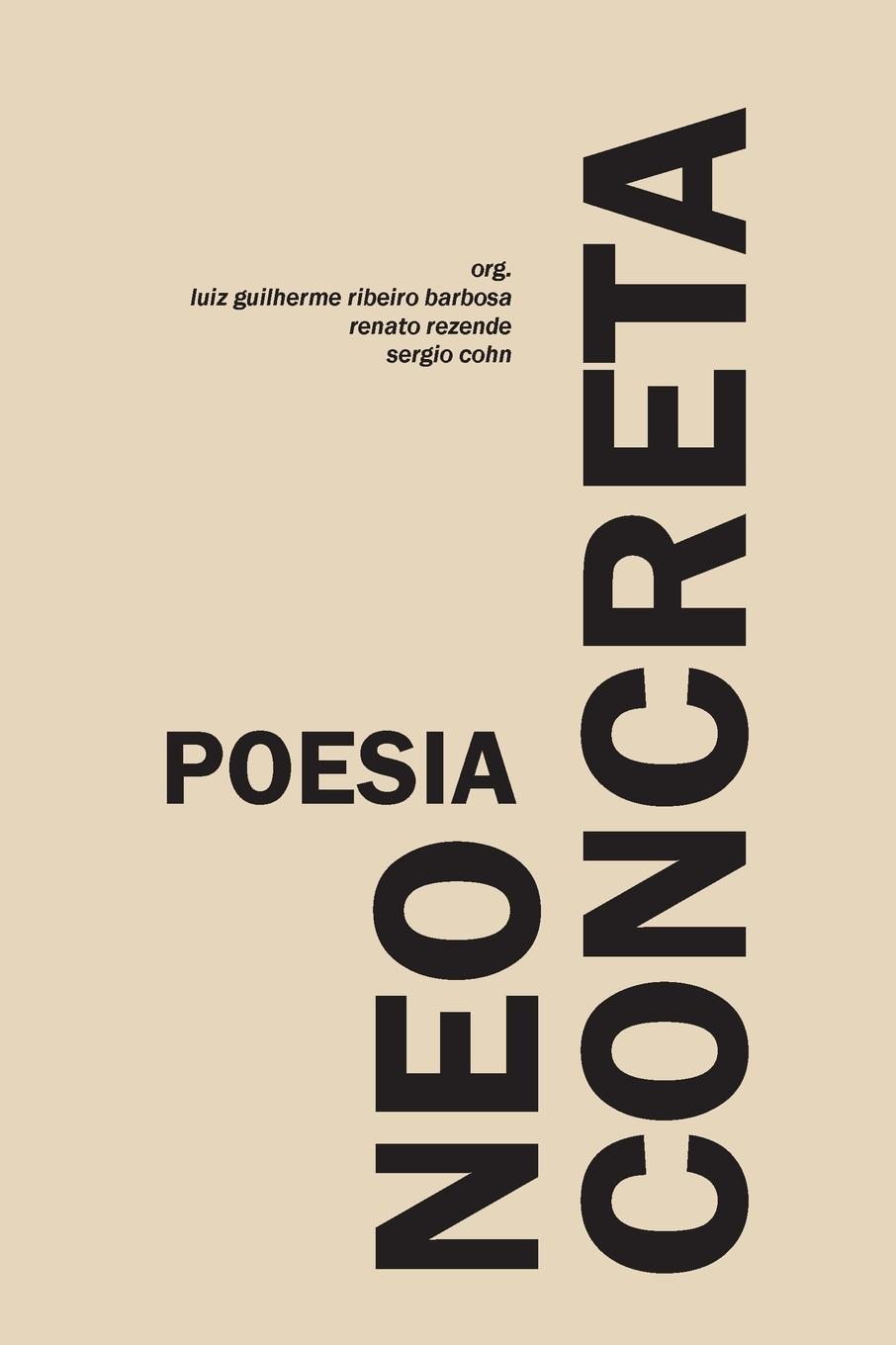 Vorderes Coverbild Poesia neoconcreta