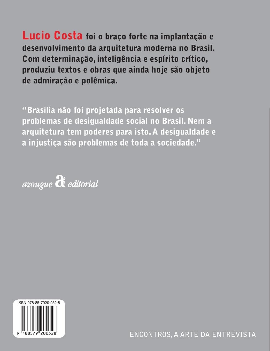 Rückseitencover Lucio Costa - Encontros