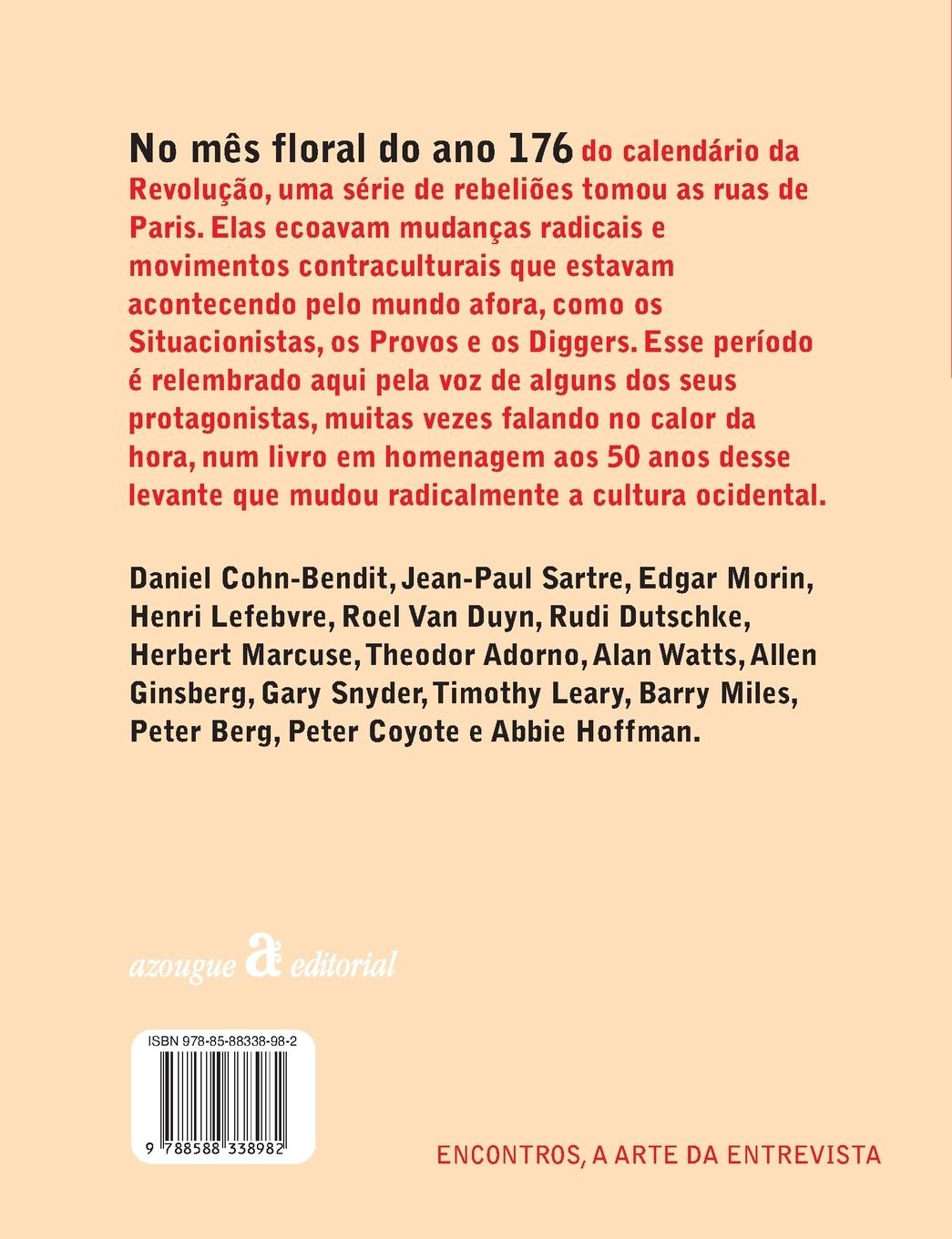 Rückseitencover Maio de 68 - Encontros