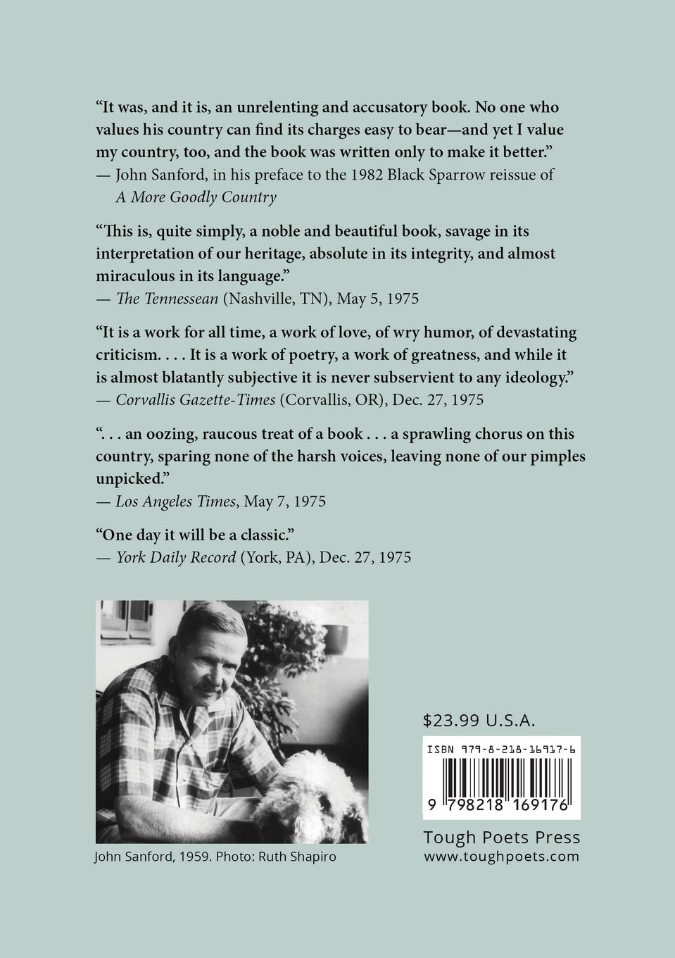 Rückseitencover A More Goodly Country