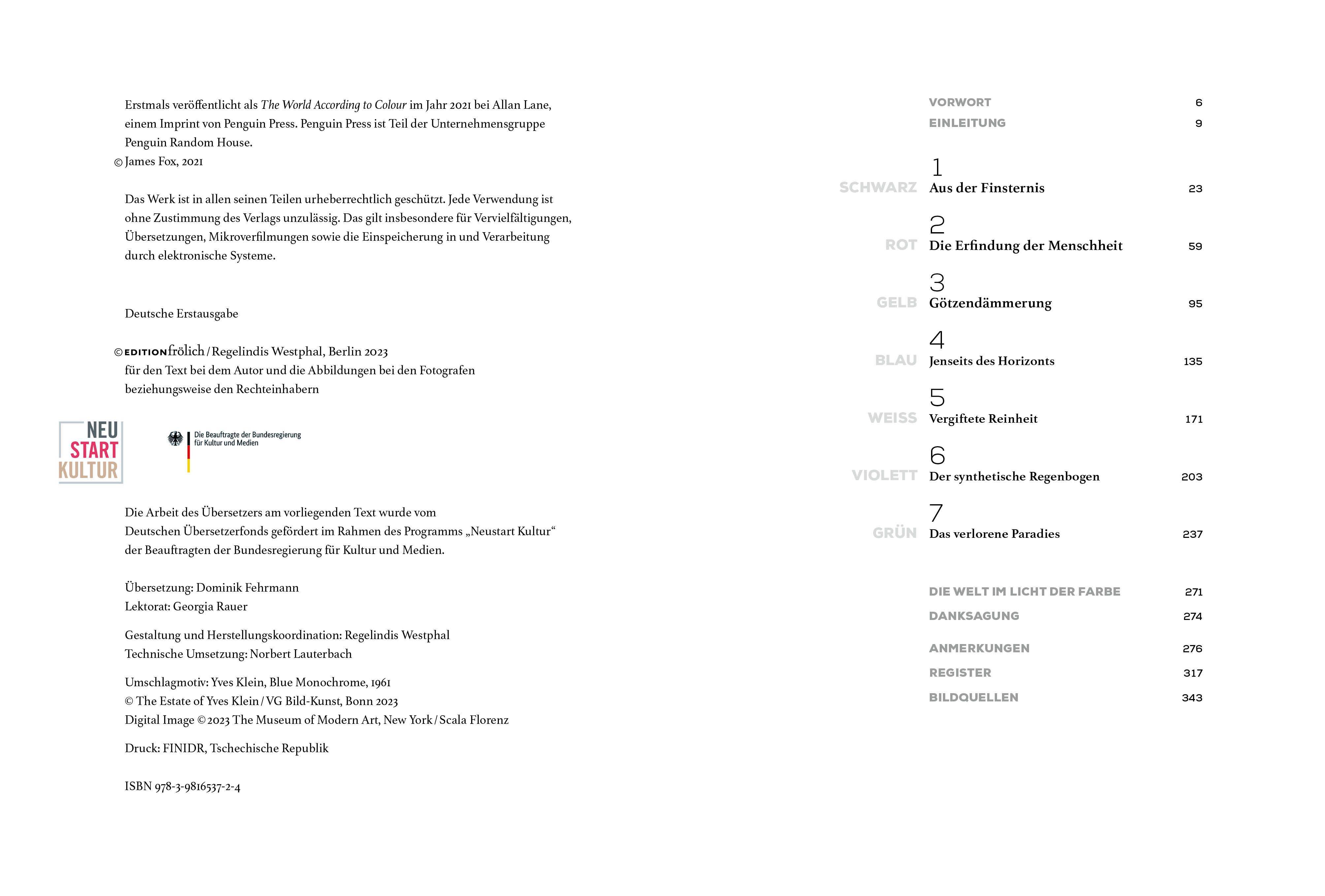 Beispielinhalt (Bild) Die Welt im Licht der Farbe