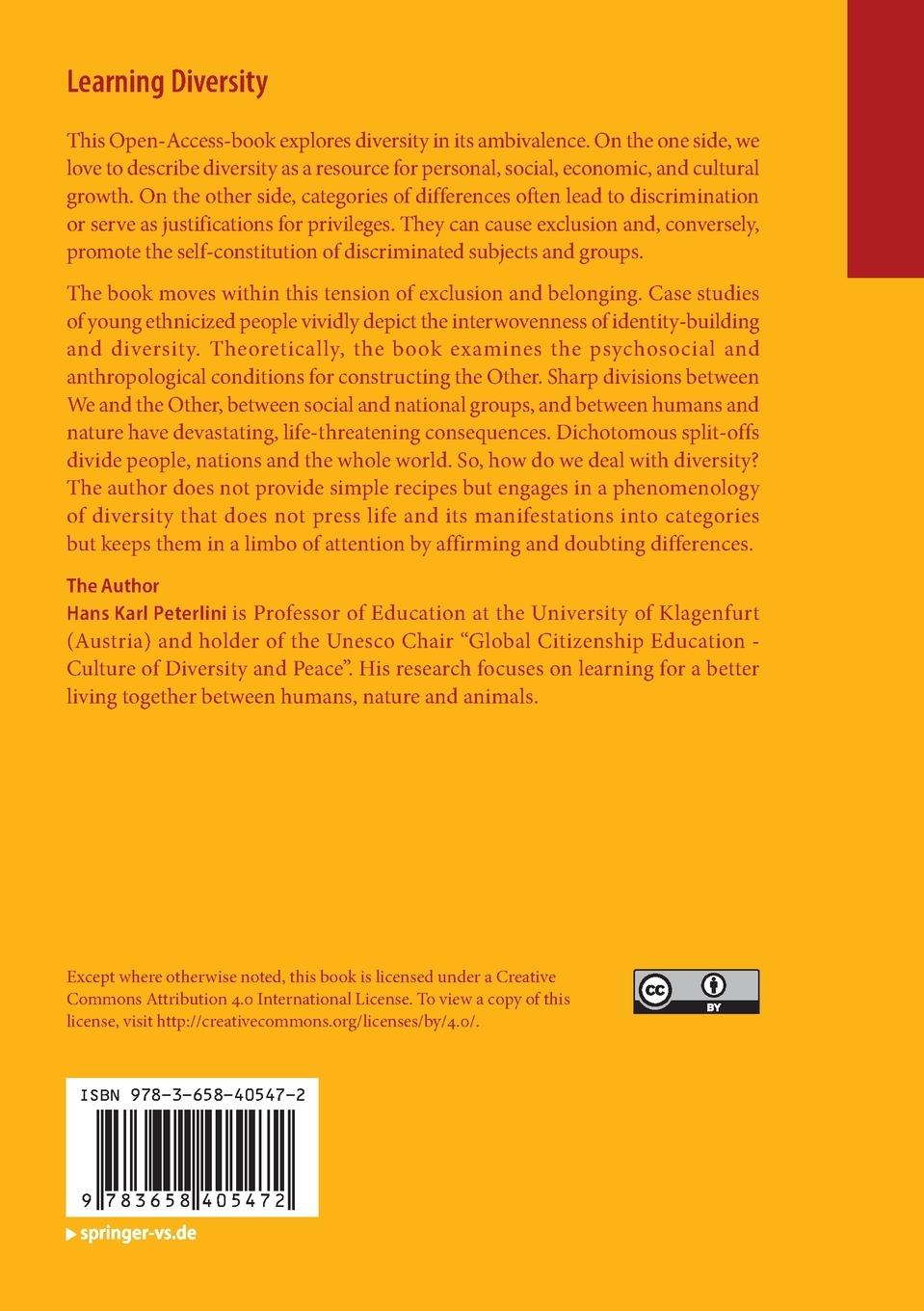 Rückseitencover Learning Diversity