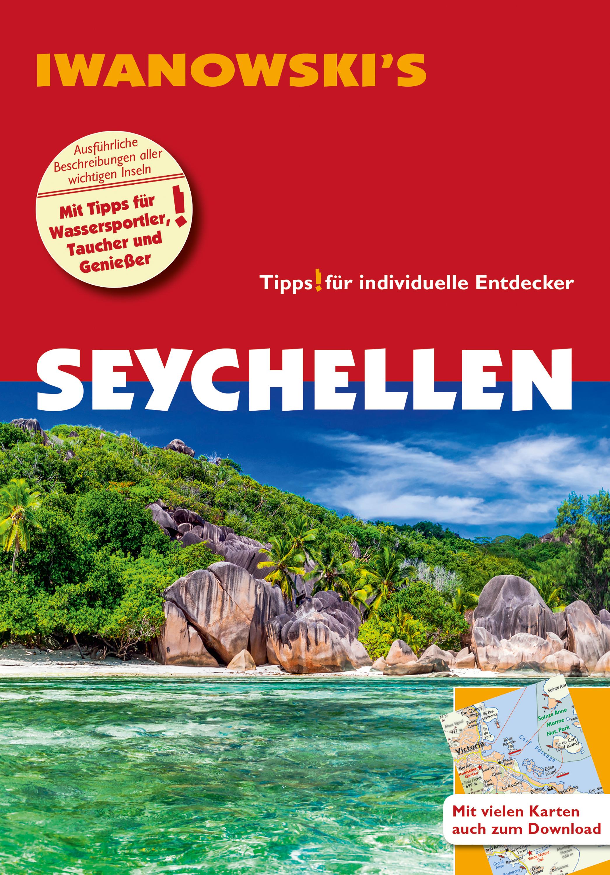 Vorderes Coverbild Seychellen - Reiseführer von Iwanowski