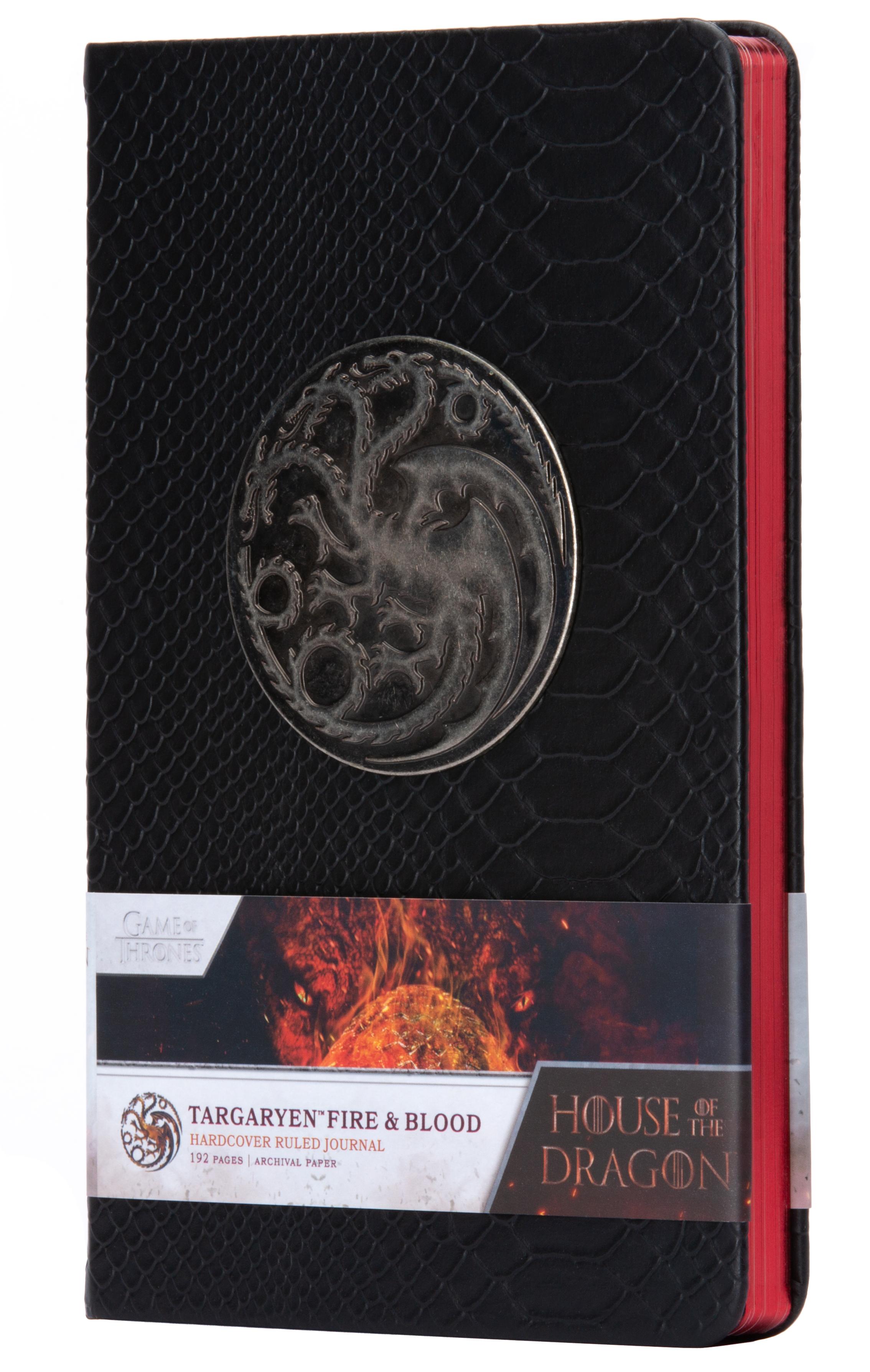 Vorderes Coverbild House of the Dragon: Targaryen Fire & Blood Hardcover Journal