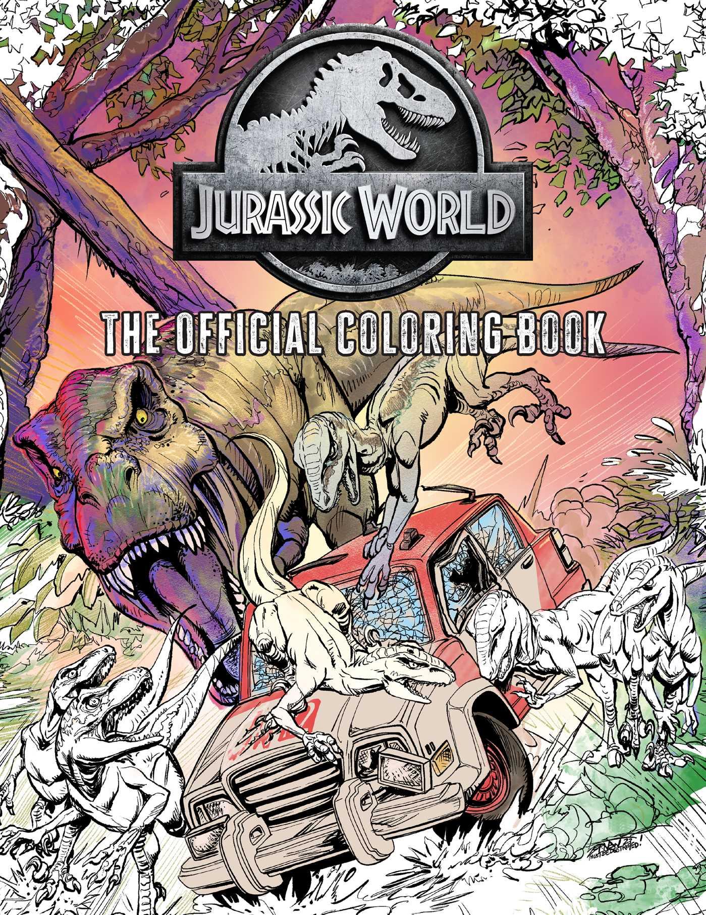 Vorderes Coverbild Jurassic World: The Official Coloring Book