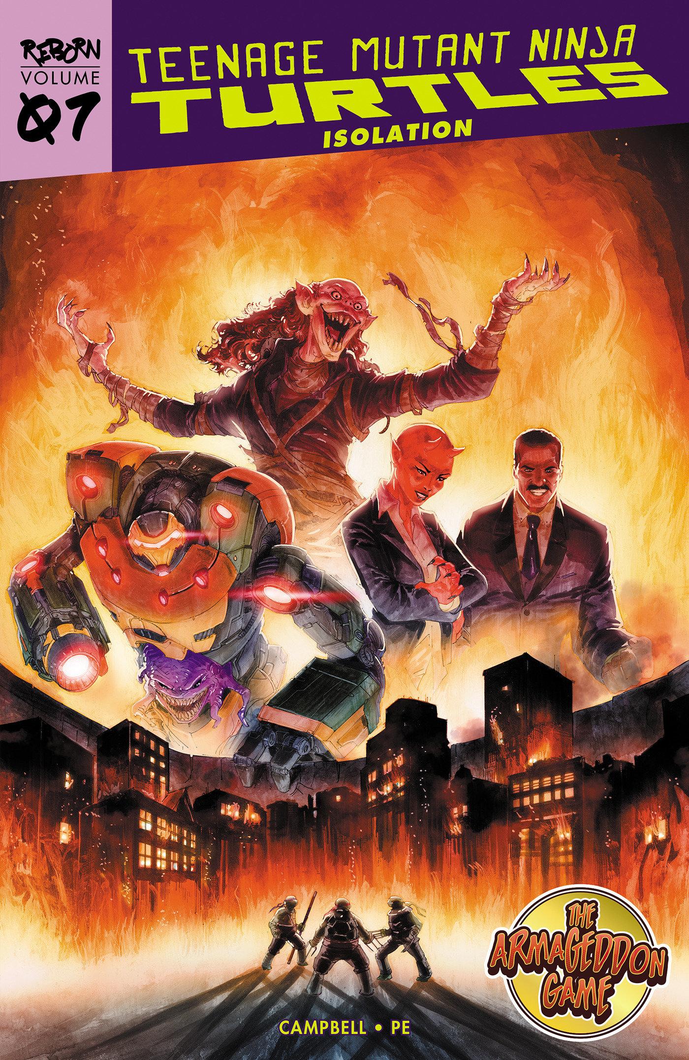 Vorderes Coverbild Teenage Mutant Ninja Turtles: Reborn, Vol. 7 - Isolation
