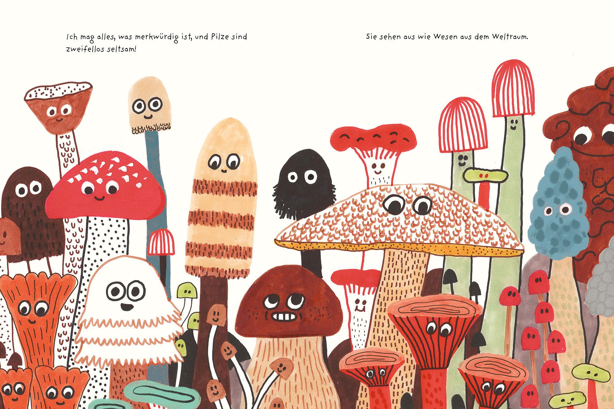 Beispielinhalt (Bild) Pilzparade