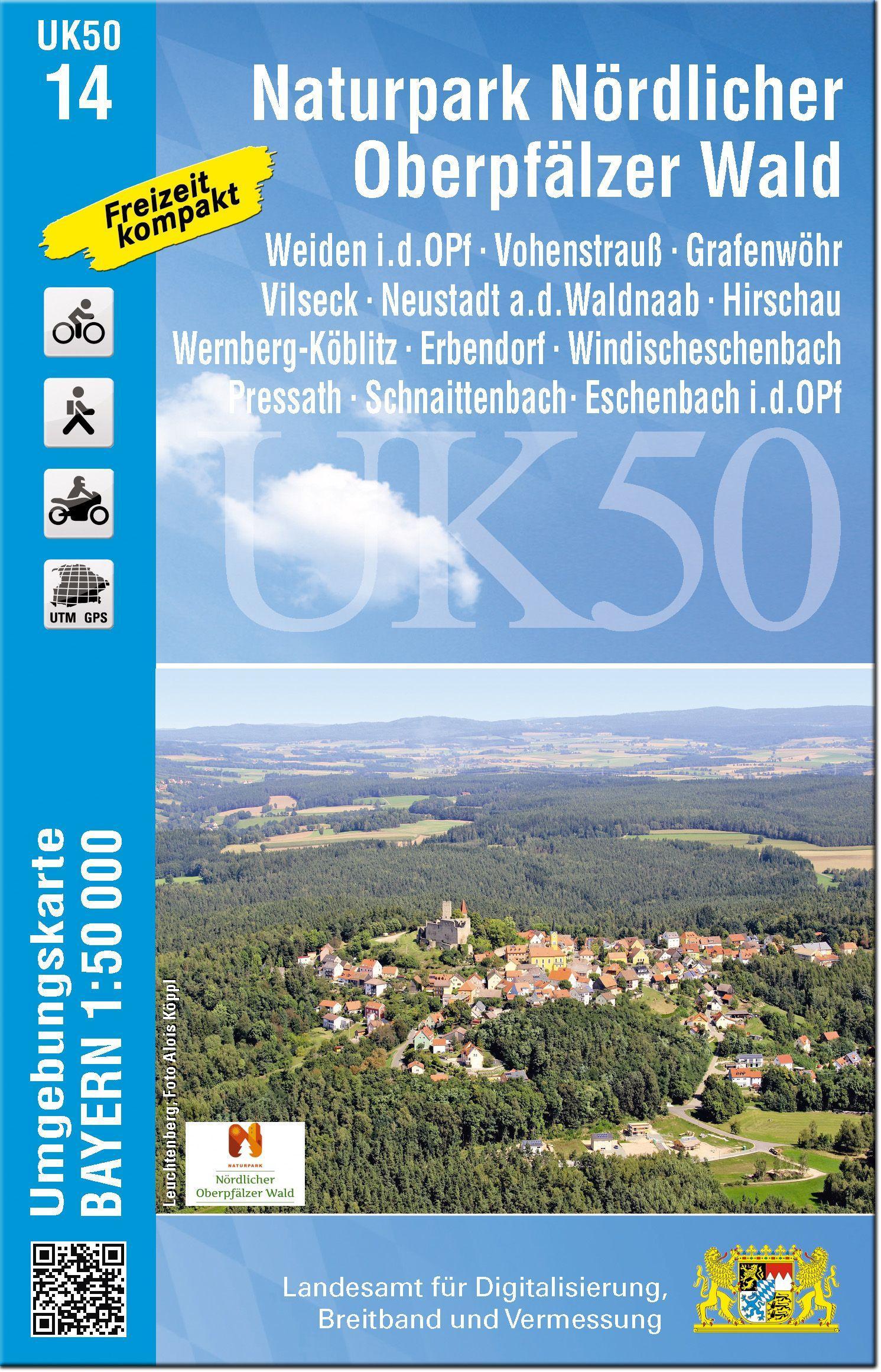 Vorderes Coverbild UK50-14 Naturpark Nördlicher Oberpfälzer Wald