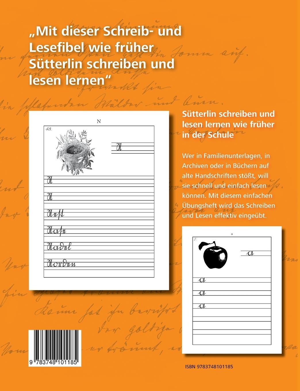 Rückseitencover Alte Deutsche Schreibschrift - Meine Schreib- und Lesefibel