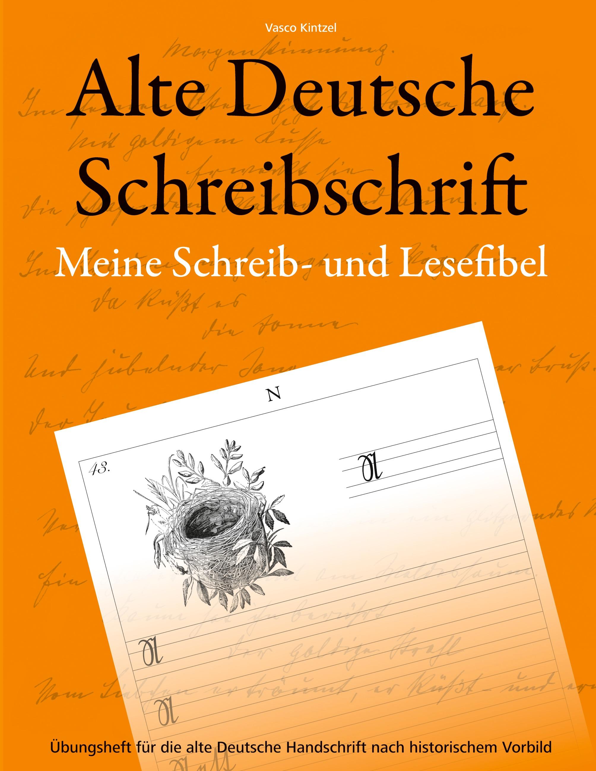 Vorderes Coverbild Alte Deutsche Schreibschrift - Meine Schreib- und Lesefibel