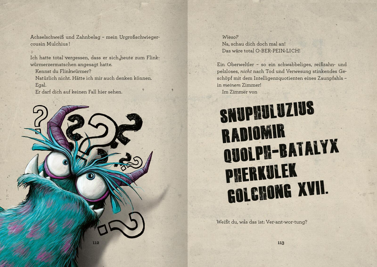 Beispielinhalt (Bild) Das Buch mit dem Fluch - Schau nicht hier rein! (Das Buch mit dem Fluch 3)