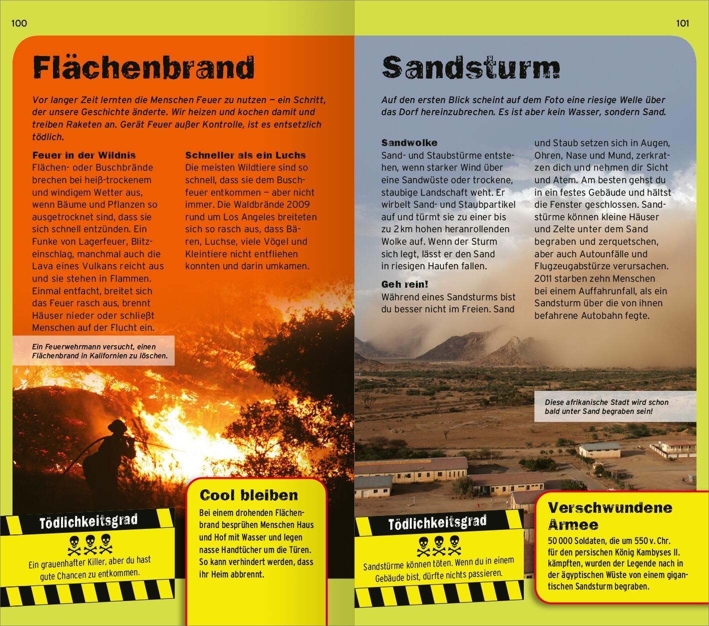 Beispielinhalt (Bild) Die 100 tödlichsten Dinge der Welt