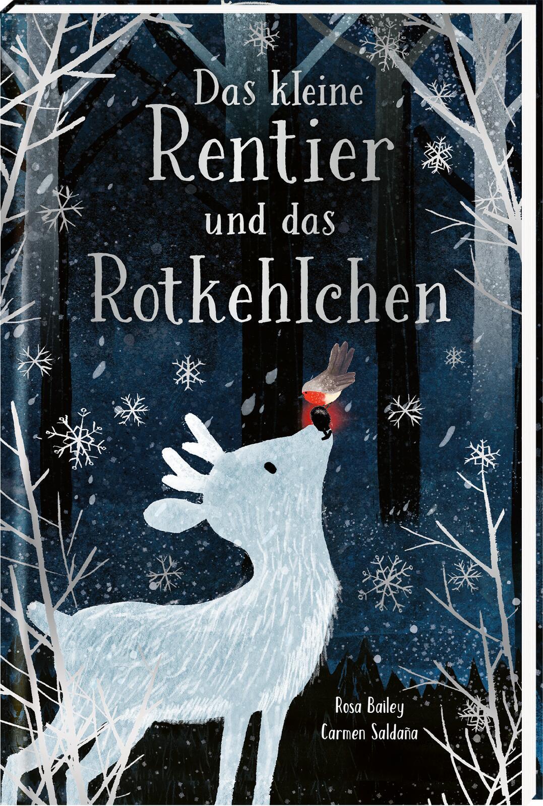 Vorderes Coverbild Das kleine Rentier und das Rotkehlchen