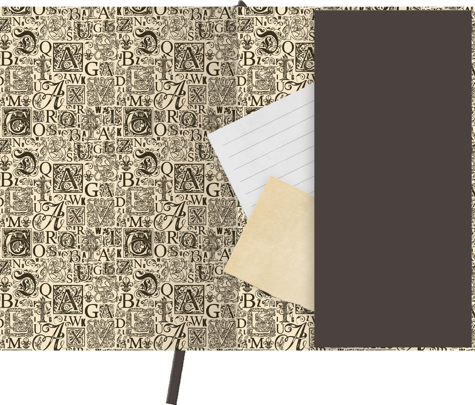 Beispielinhalt (Bild) myNOTES Notizbuch A5: Dark Academia Library