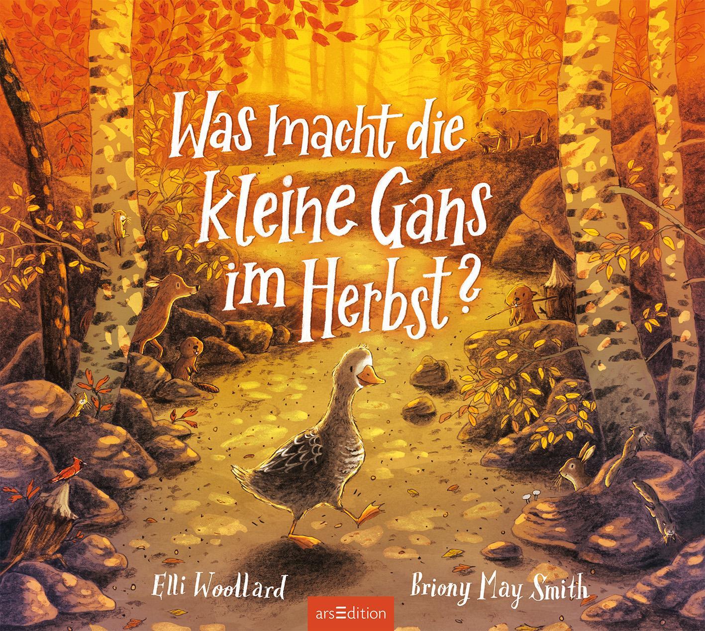 Beispielinhalt (Bild) Was macht die kleine Gans im Herbst?