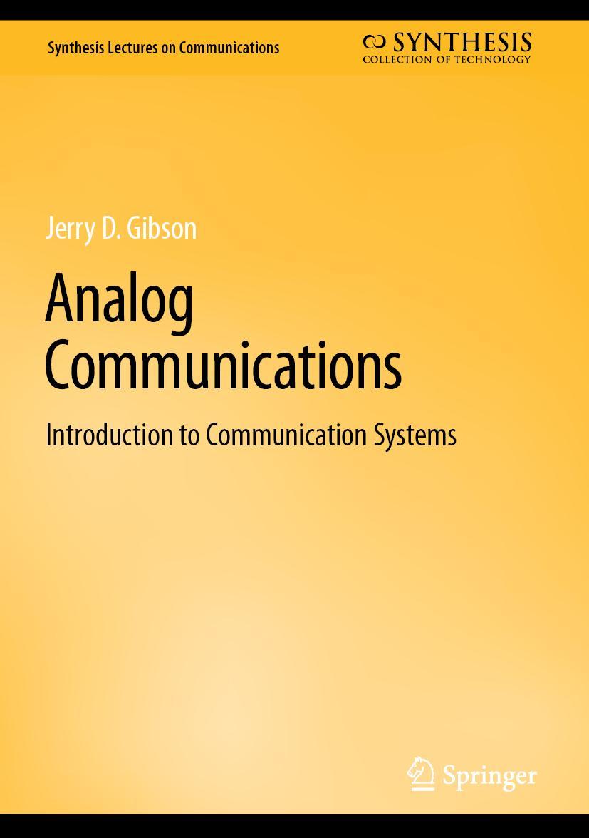 Vorderes Coverbild Analog Communications