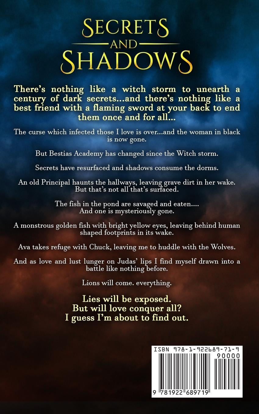 Rückseitencover Secrets and Shadows