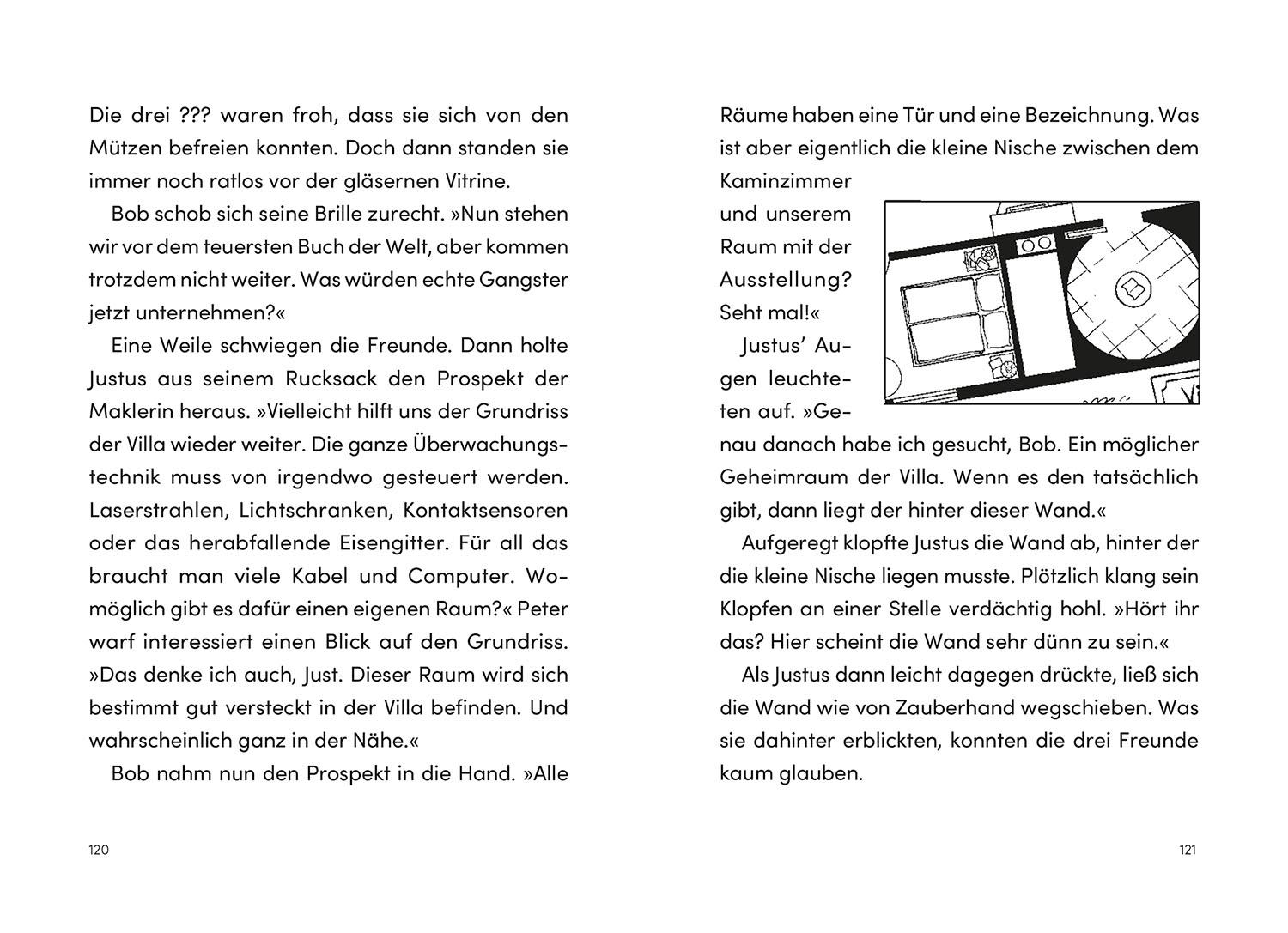 Beispielinhalt (Bild) Die drei ??? Kids, Das teuerste Buch aller Zeiten