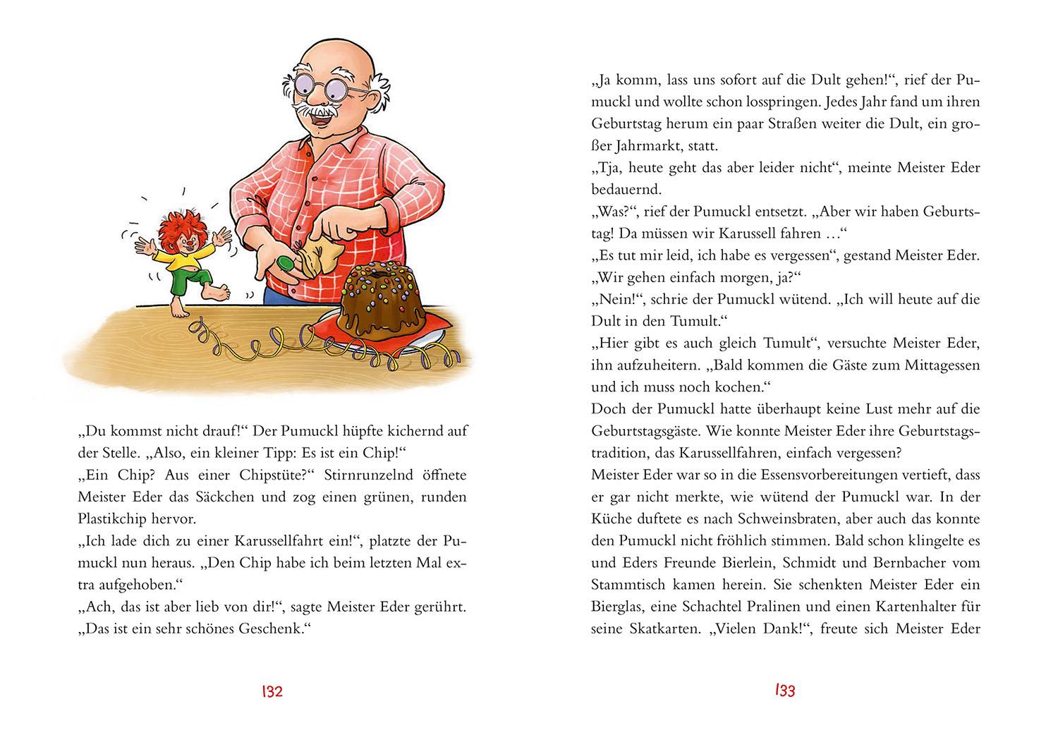 Beispielinhalt (Bild) Pumuckl. Geburtstags-Geschichten