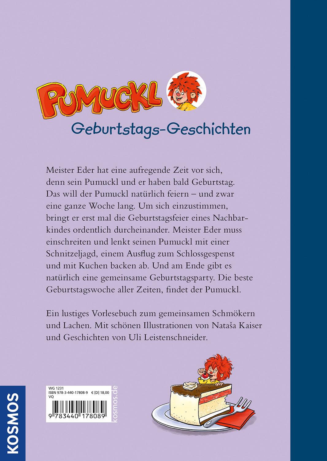 Rückseitencover Pumuckl. Geburtstags-Geschichten
