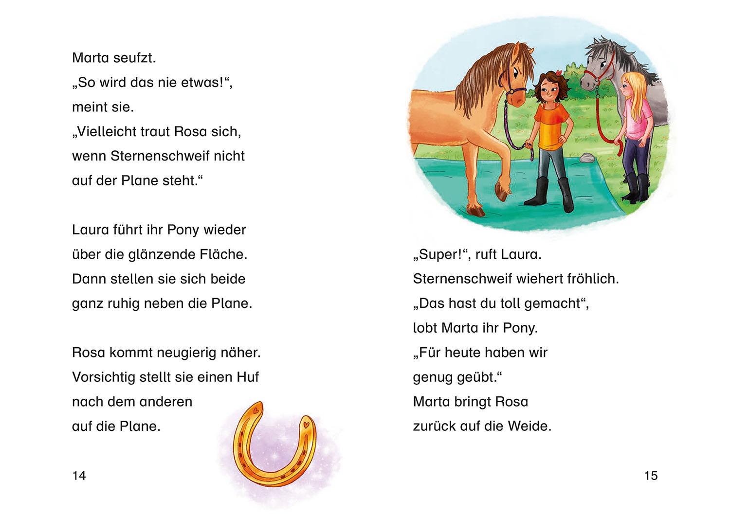 Beispielinhalt (Bild) Sternenschweif, Bücherhelden 1. Klasse, Der geheime See