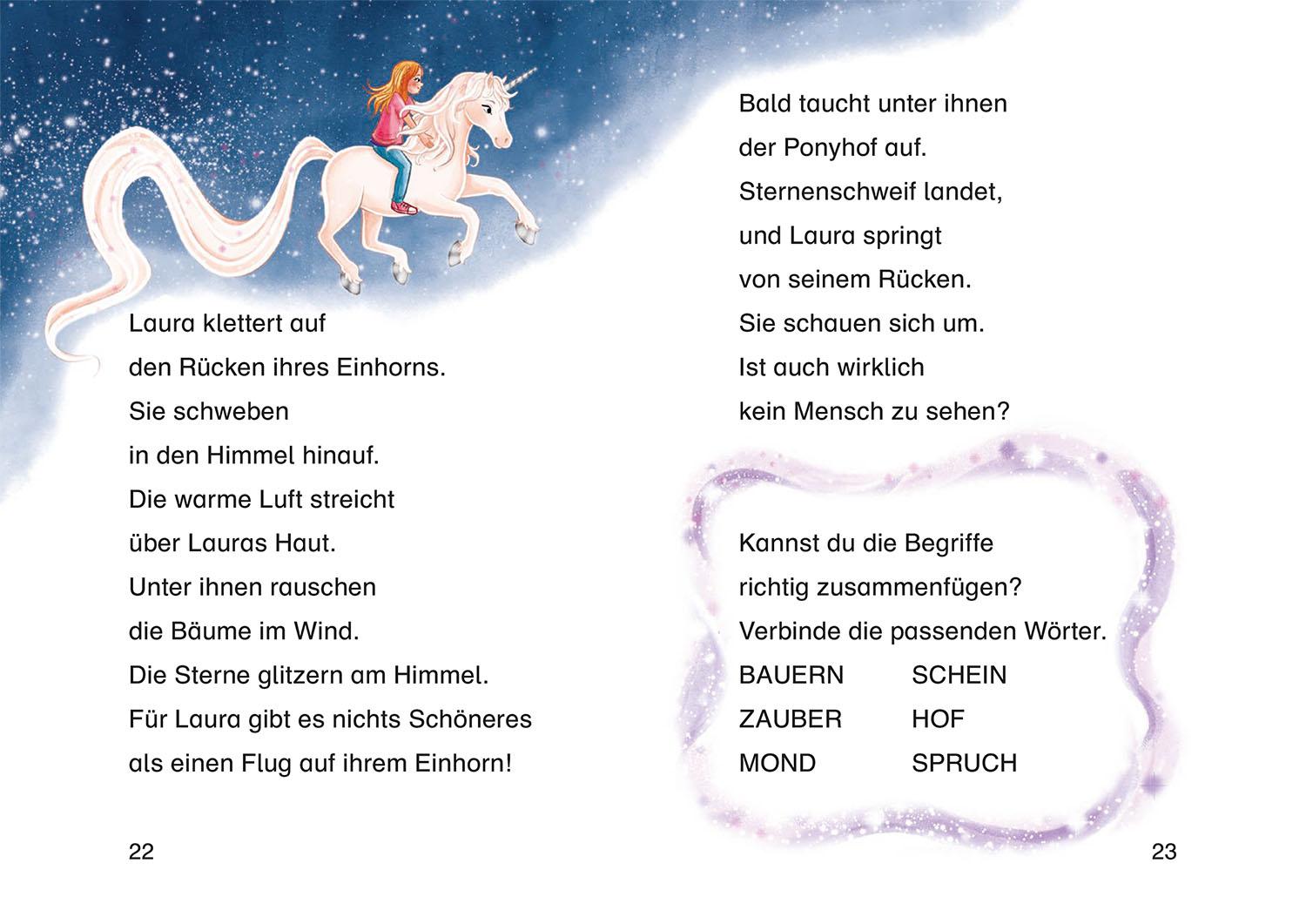 Beispielinhalt (Bild) Sternenschweif, Bücherhelden 1. Klasse, Der geheime See