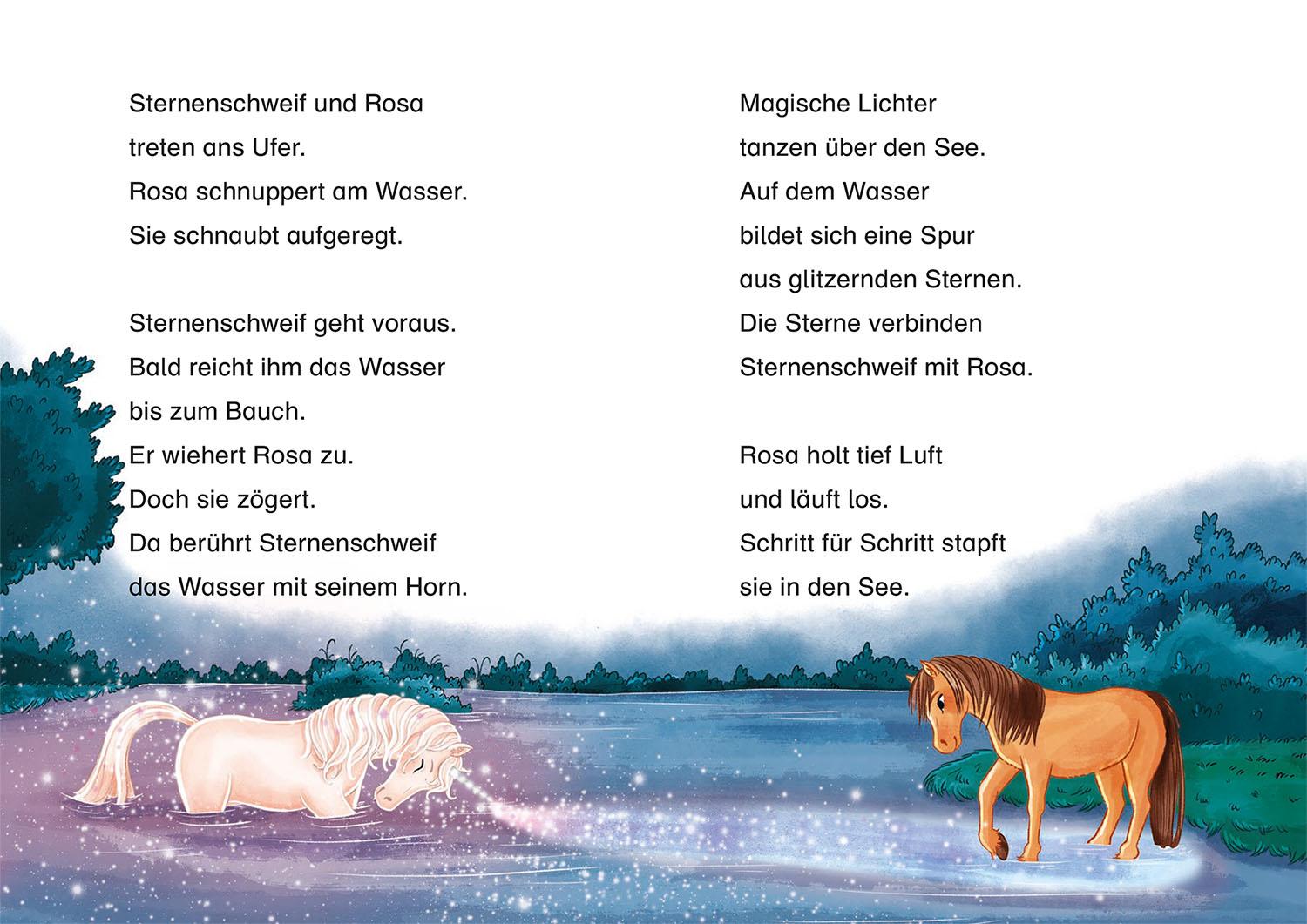 Beispielinhalt (Bild) Sternenschweif, Bücherhelden 1. Klasse, Der geheime See