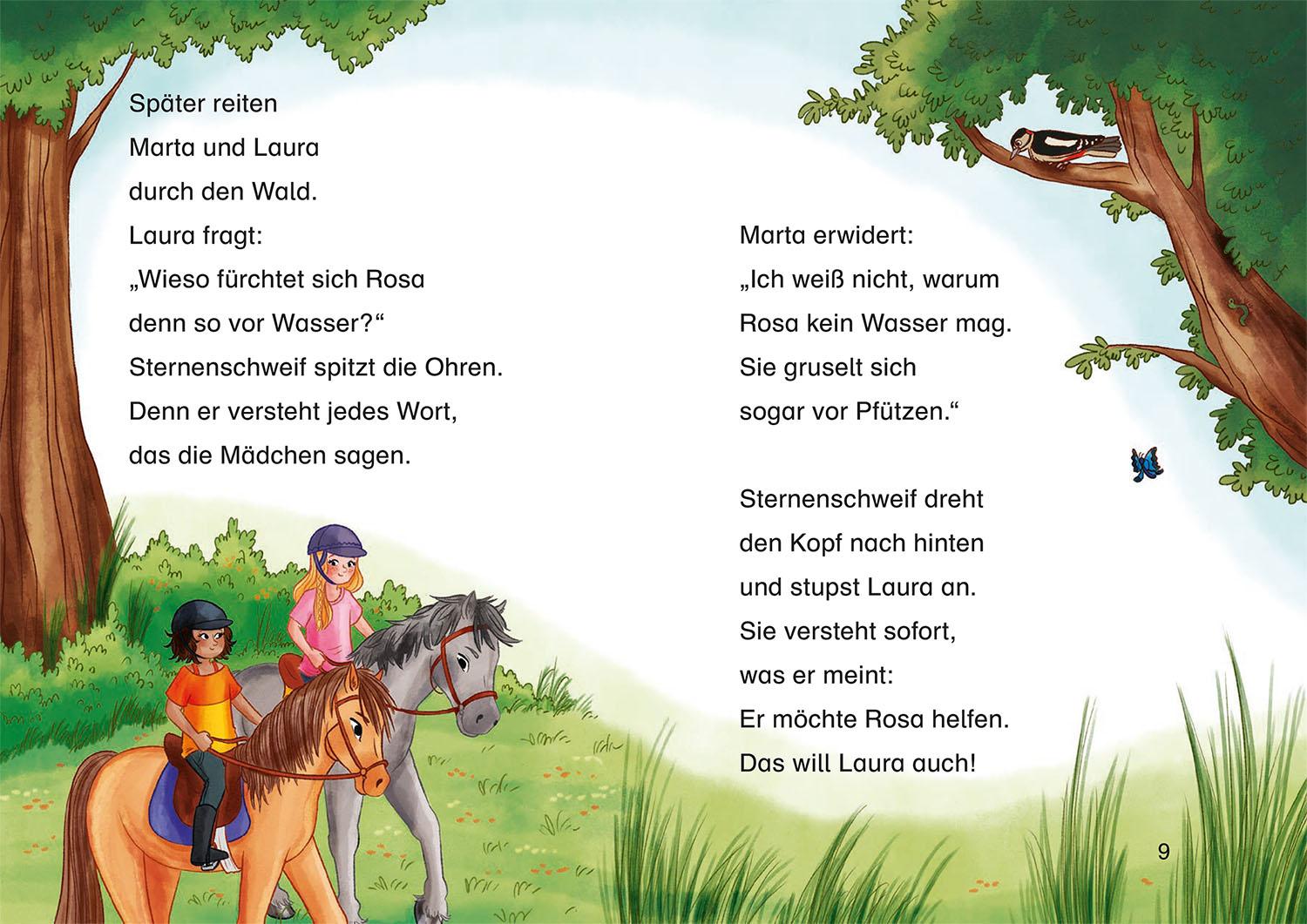 Beispielinhalt (Bild) Sternenschweif, Bücherhelden 1. Klasse, Der geheime See