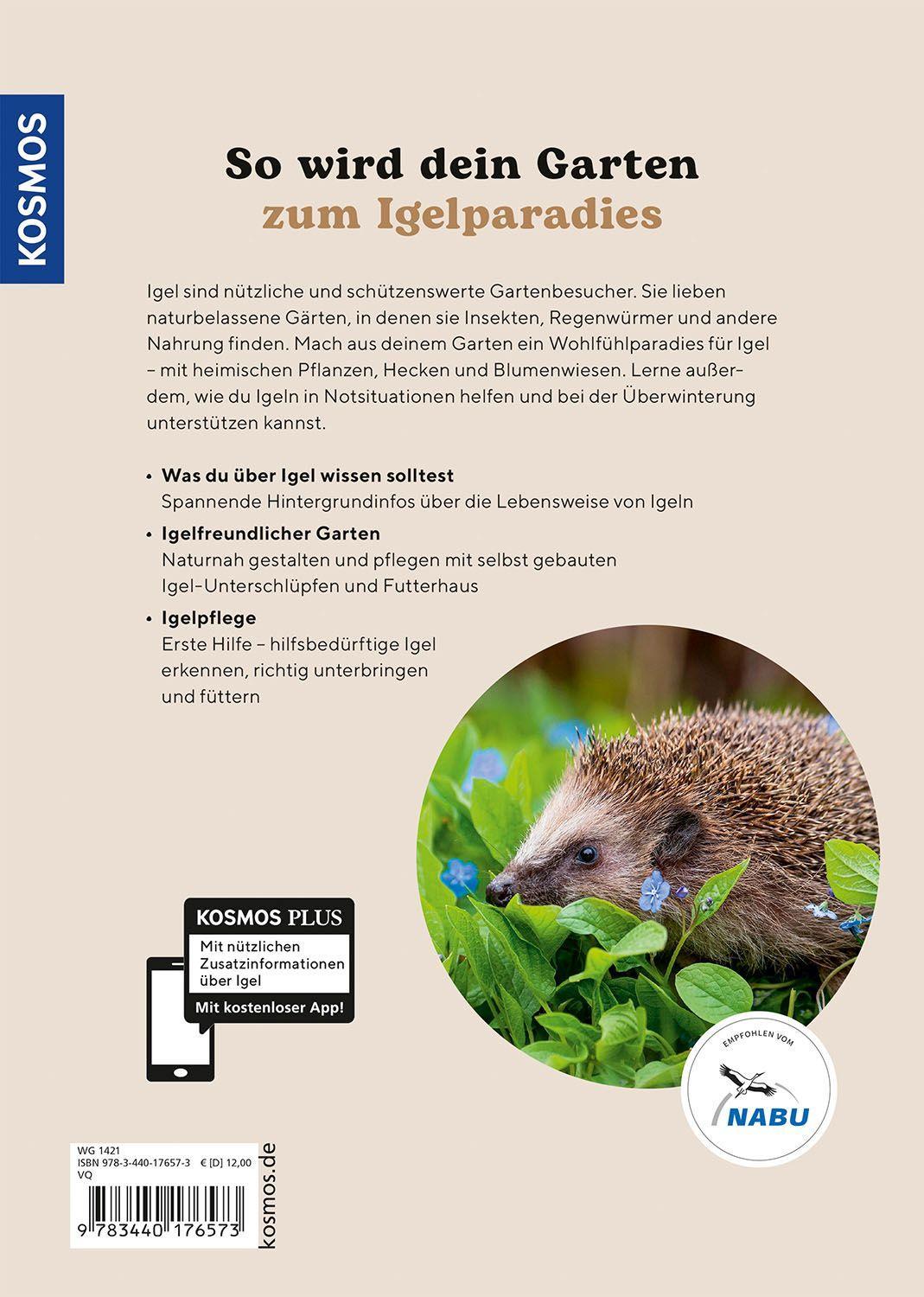 Beispielinhalt (Bild) Igel im Garten