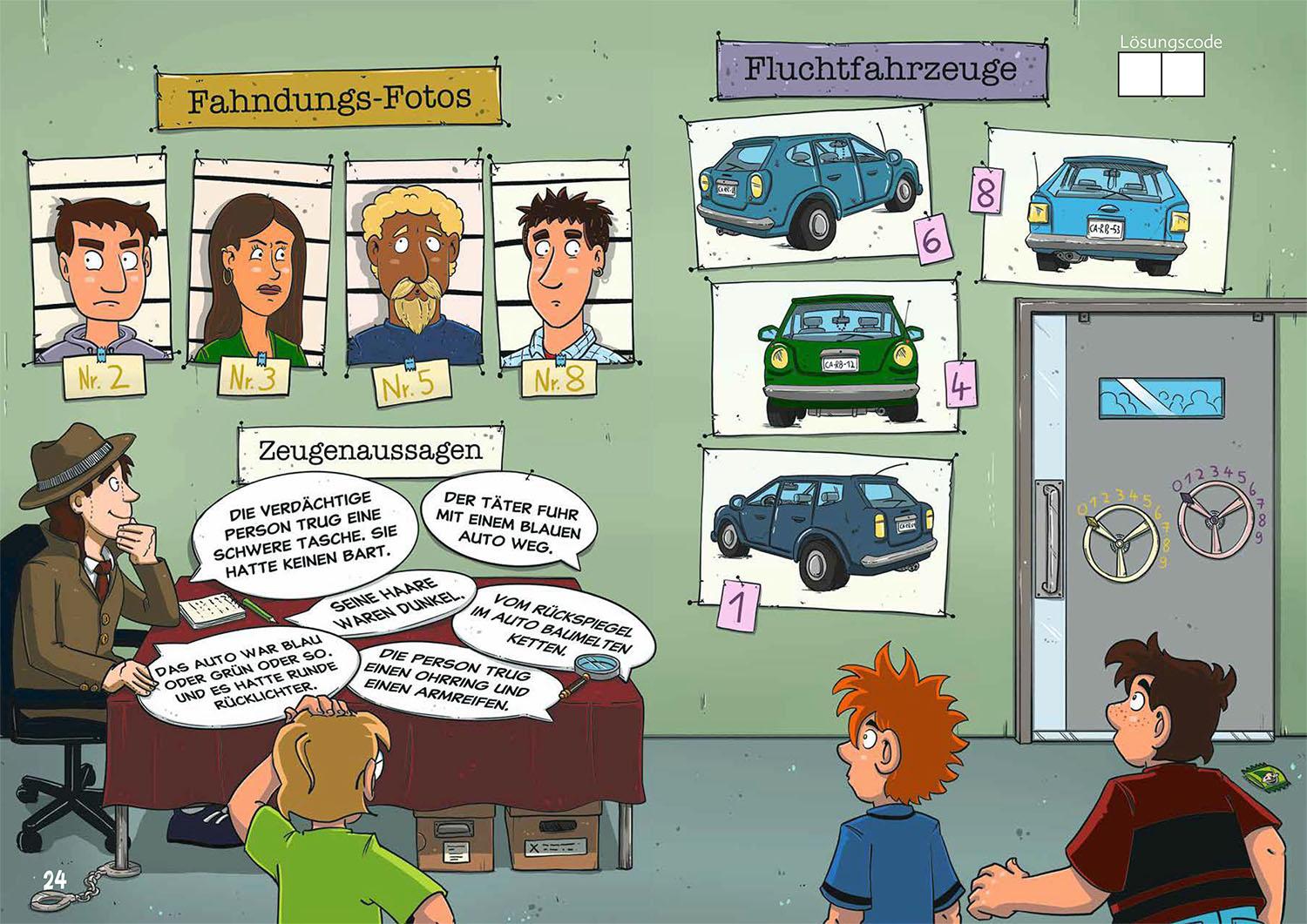 Beispielinhalt (Bild) Die drei ??? Kids, Mission Spiele-Code