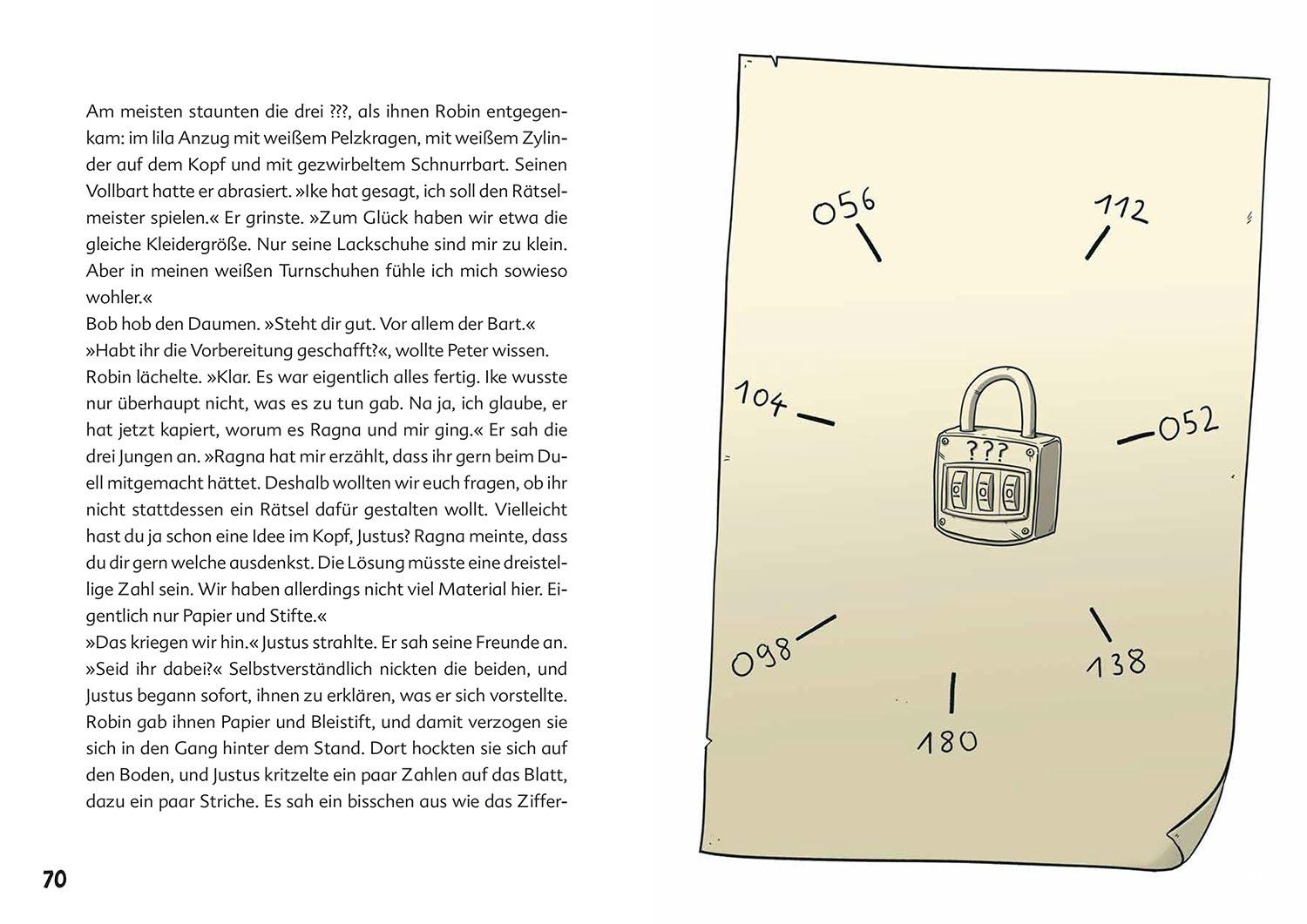 Beispielinhalt (Bild) Die drei ??? Kids, Mission Spiele-Code