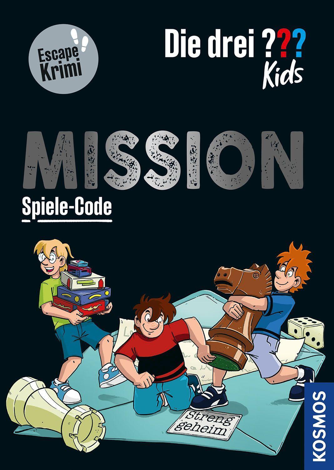 Vorderes Coverbild Die drei ??? Kids, Mission Spiele-Code
