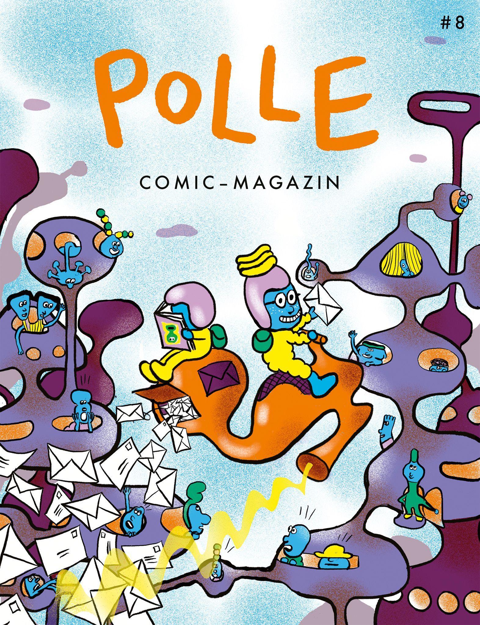 Vorderes Coverbild POLLE #8: Kindercomic-Magazin