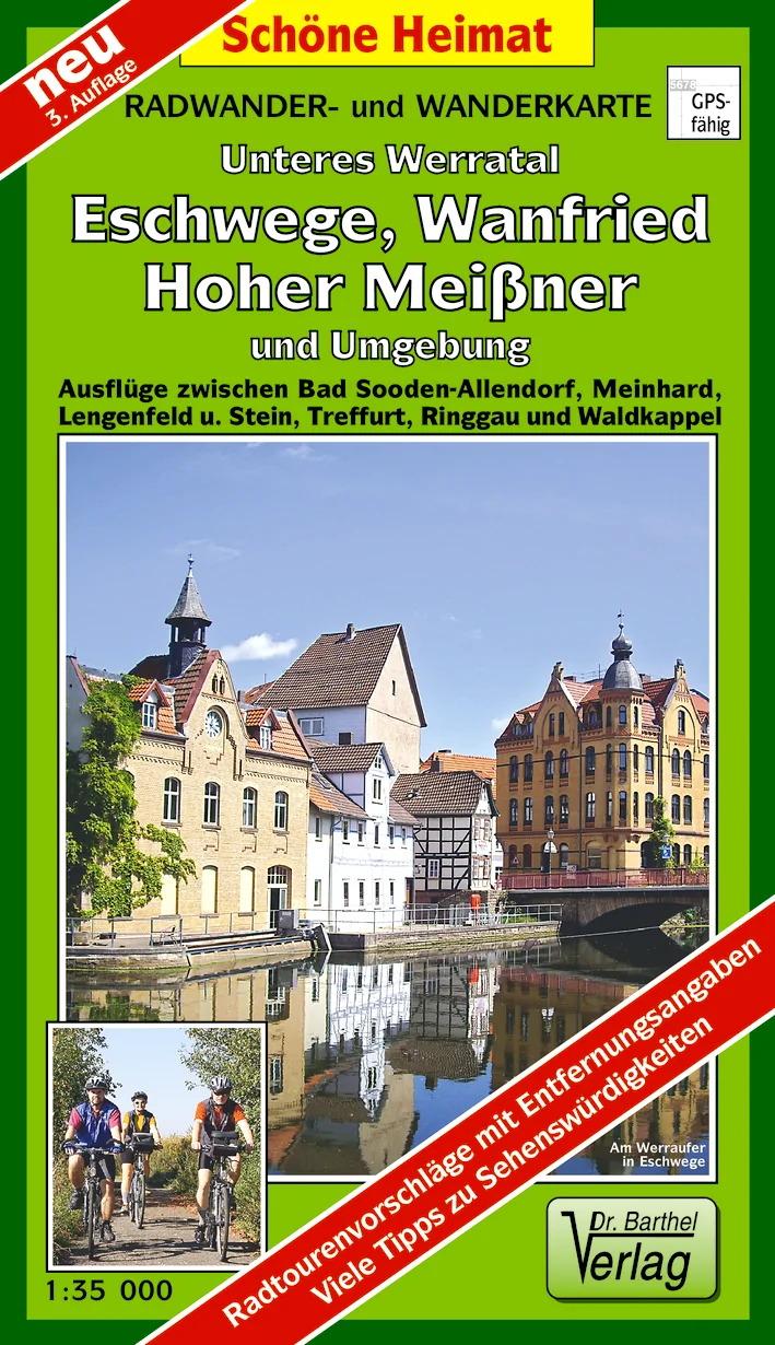 Vorderes Coverbild Radwander- und Wanderkarte Unteres Werratal, Eschwege, Wanfried, Hoher Meißner und Umgebung 1:35 000